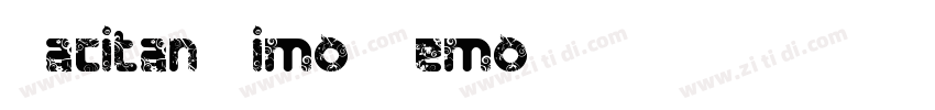 Pacitan Limo Demo字体转换